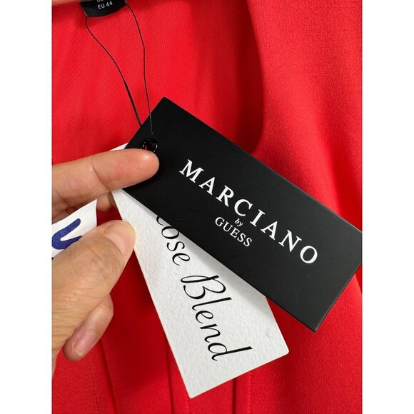 Guess Marciano Kyle Corset Midi Dress citrus Paradisi bodycon 90s sexy sz 8 - Picture 3 of 10